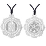 Pt950 Platinum Manjusri Guardian Pendant - Rabbit Zodiac Birth Buddha